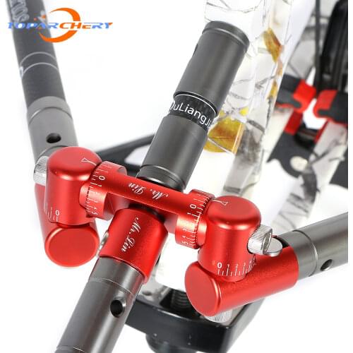 Archery V Bar for Balance Rod Stabilizer 0/5/10 Angle Adjustable Tactical Shock Absorber Damper for Compound Bow