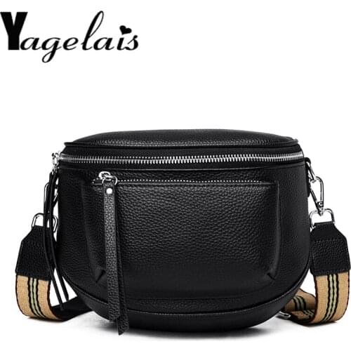 Women Fashion Cowhide Leather Crossbody Bag Female Small Classic Luxury Flap Ladies High Quality Multifuction Shoulder Bag