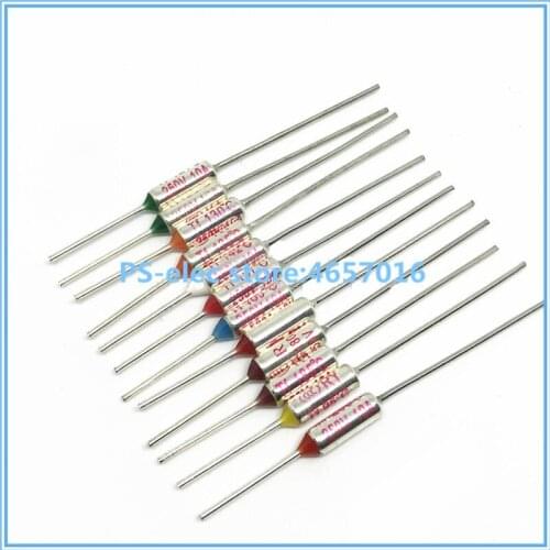 TF Thermal Fuse RY 10A 15A 250V Temperature 65C 85C 100C 105C 100C 120C 130C 152C 165C 172C 185C 192C 200C 216C 240C 280C 300C