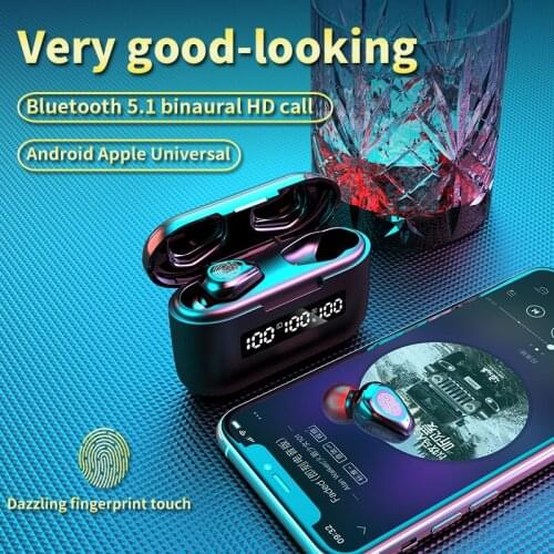 G40 3500mAh LED Bluetooth Wireless Earphones Headphones Earbuds TWS Touch Control Sport Headset Noise Cancel Earphone Headphone