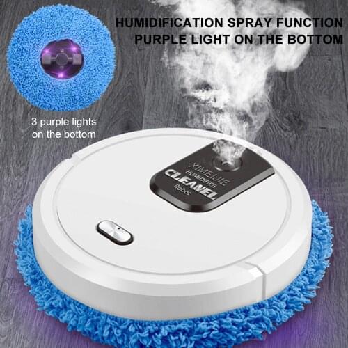 Robot Vacuum Cleaner Sweep and Wet Mopping Disinfection 3-in-1 Intelligent Vacuum Cleaner For Pet Hair Home Household Cleaner