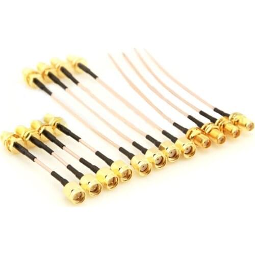 RP-SMA Male to RP-SMA Female Antenna Adapter FPV Antenna RG316 RF Extension Cable 5CM 10CM