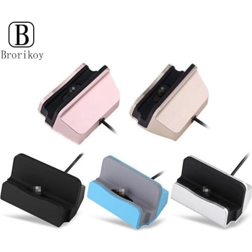 For iPhone 12 X 8 7 USB Cable Sync Cradle Charger Base For Xiaomi Android Type C Samsung Stand Holder Charging Base Dock Station