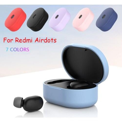 Latest Silicone Protective Cover Case for Xiaomi Redmi Airdots TWS Bluetooth-compatible Earphone Headset
