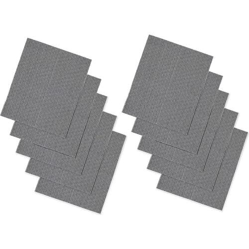 10 Pcs BBQ Grill Mat, Non Stick Reusable Grilling Mesh, Durable Barbecue Grill Mesh Baking Mats - Easy to Clean, 33X40cm