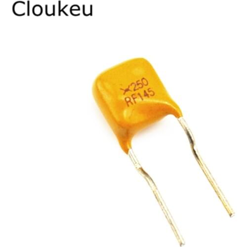 10Pcs TRF250-145 PPTC Resettable fuse 250V 0.145A 145MA RF145