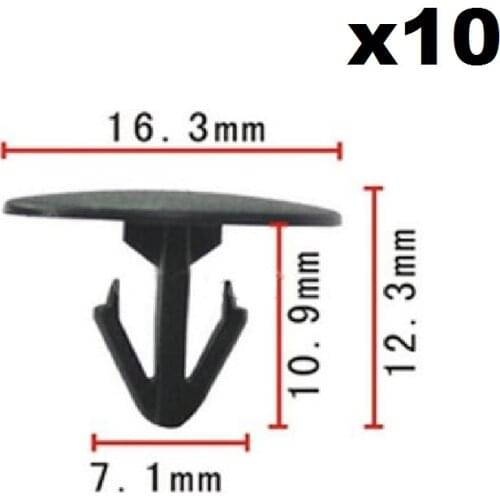 10x For Toyota Truck 89on Side Trim Panel Clip Retainer Fastener 90467-07096