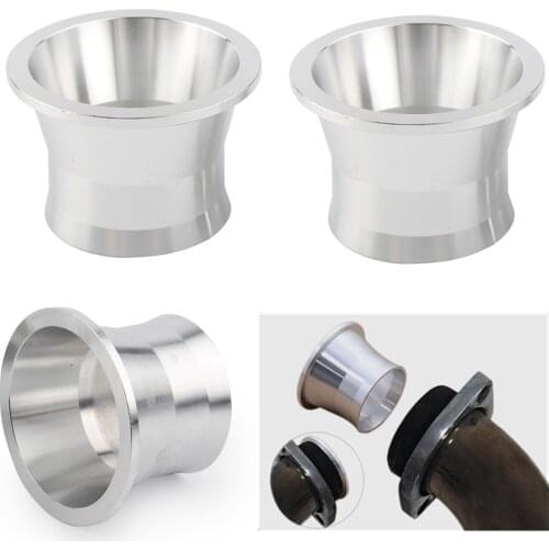 2Pcs Motorcycle Exhaust Port Torque Cones Drag Pipe Power Cones Anti-Reversion Cones For Harley from 1986-2016