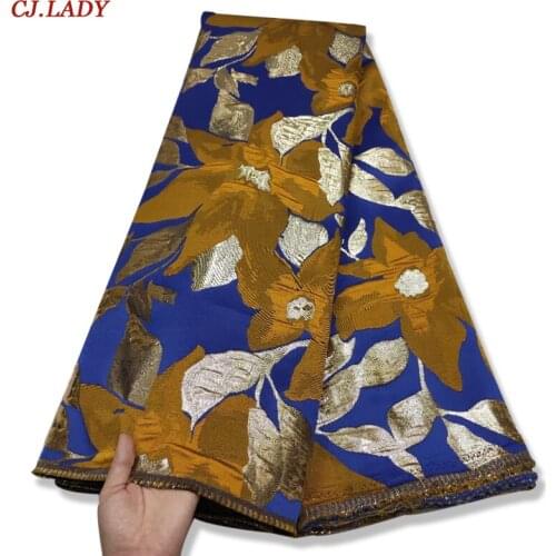 2021Latest High Quality African Nigerian Tulle Lace Fabric Jacquard Swiss Organza Embroidery Guipure Party Prom Dress 5 Yards A4