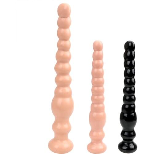 Large Dildo Anus Backyard Beads Masturbation Prostate Massage Sex Toys For Woman And Men Super Long Anal Plug Butt Plug