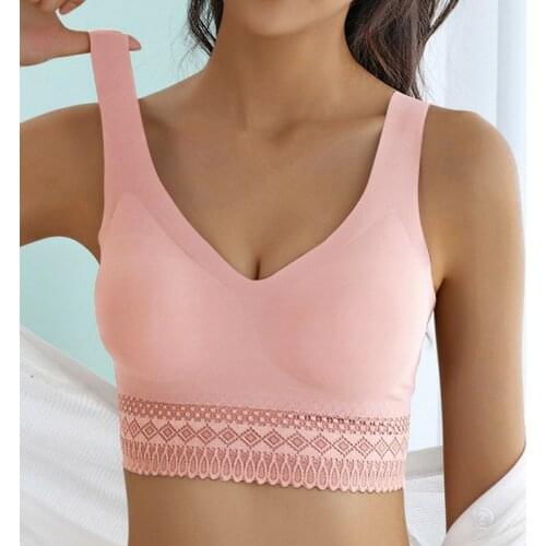 Wireless Seamless Push Up Padded Bra Sexy Women Summber Sports Base Underwears Breathable High Elastic Bra roupas feminina