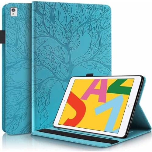 3D Tree Embossed Tablet Case For iPad Air 3 Air3 10.5 A2152 A2123 A2153 A2154 Wallet Stand Cover