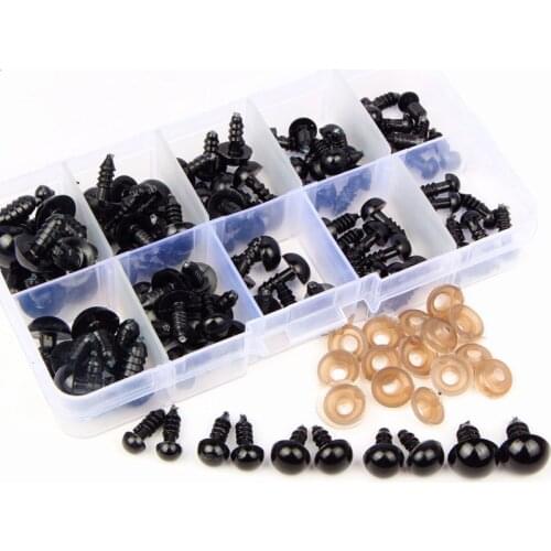 100pcs 6-12mm DIY Plastic Toy Eyes Eyeball for Doll Eyes Toys Dolls Eyes Accessories Hand Make Eyeball Toys