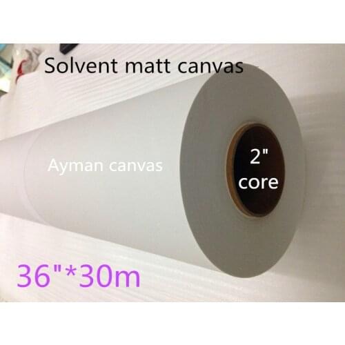 Hot sale!! 36in Eco solvent 260gsm Polyester Inkjet Canvas Prints