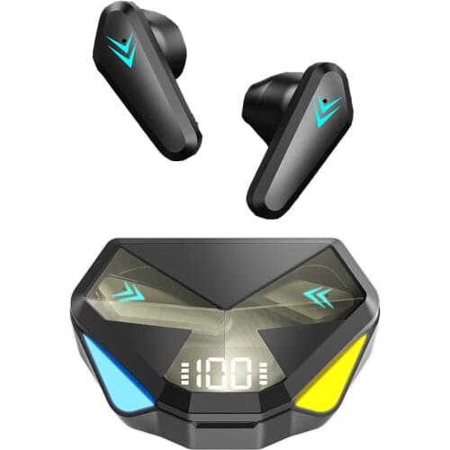 TWS Gaming Earbuds Wireless Bluetooth Earphones RGB Light Bass Sound Positioning PUBG Gamer Winner Headsets with Mic