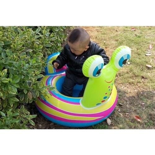 Pool toy summer inflatable animal Cute Snail Boat Inflatable Outdoor For Baby Play Water Toy Riding Swim Ring Pool Toy
