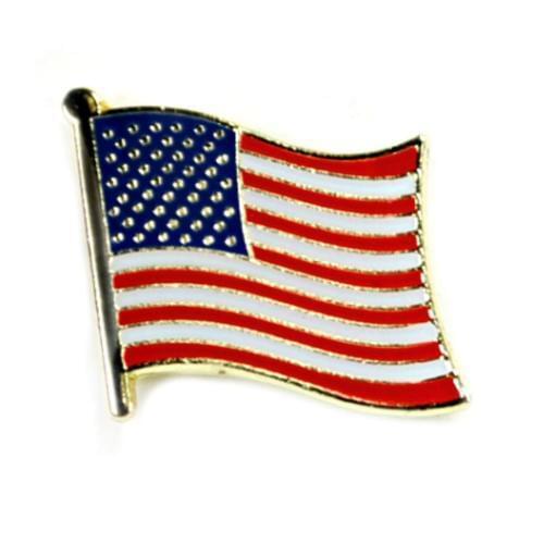 AMERICAN FLAG LAPEL PIN High quality United States USA Hat Tie Tack Metal Badge Pin back