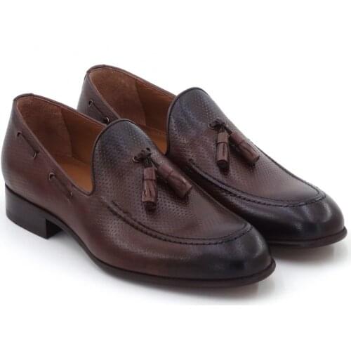 Men Shoes Genuine Leather 2021 Fashion Wedding shoes Comfortable Male Dress Shoes Classic Shoes - Step By Made in Turkey stepper