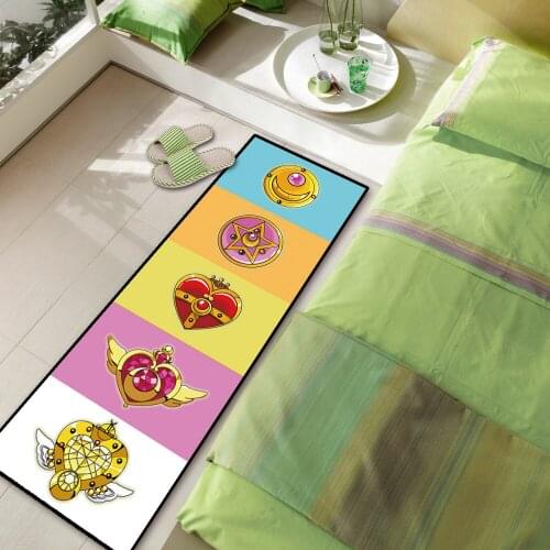 Anime Luna Cat Door Mat Floor Rug Carpet Living Bed Room Kitchen Non-slip Girls Mat Pink Gift