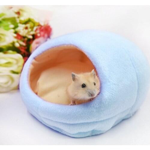 New Small Animal Hamster Bed House Winter Warm Squirrel Hedgehog Rabbit Chinchillas Mattress House Nest Hamster Accessories