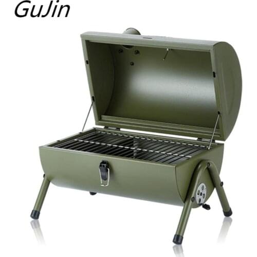 Portable Outdoor Barbecue Grill Terrace Camping Picnic Barbecue Grill Suitable For 3-5 People Barbecue Grill
