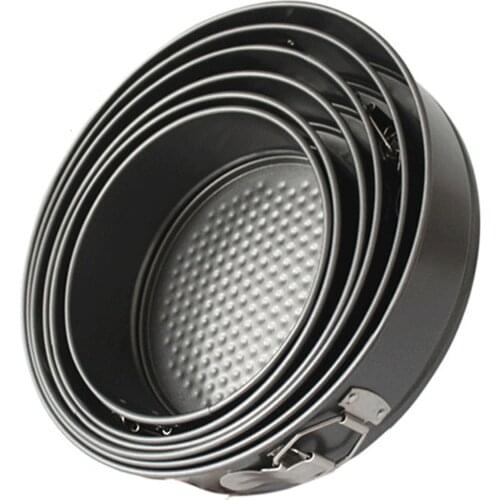 Removable Bottom Non-Stick Carbon Steel Bake Mould Round Cake Pan Bakeware Carbon Steel Cakes Molds Kitchen Accessories