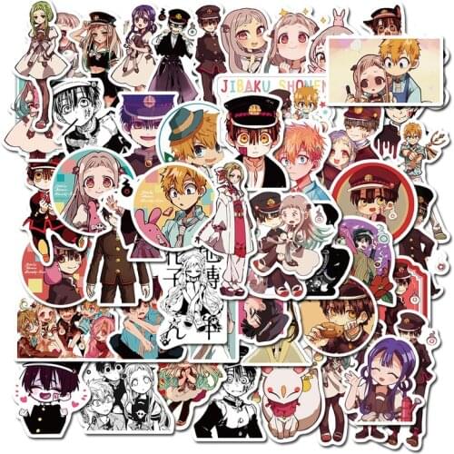 10/50PCS Anime Hanako-kun Anime Stickers Collectibles Car Snowboard Bicycle Luggage Skateboard Graffiti Stickers Sticker