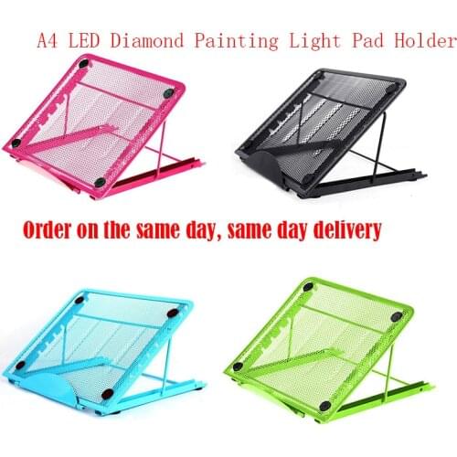 A4 LED Diamond Painting Light Pad Holder 5D DIY Diamond Painting Accessories Diamond Embroidery Cross Stitch Metal tools