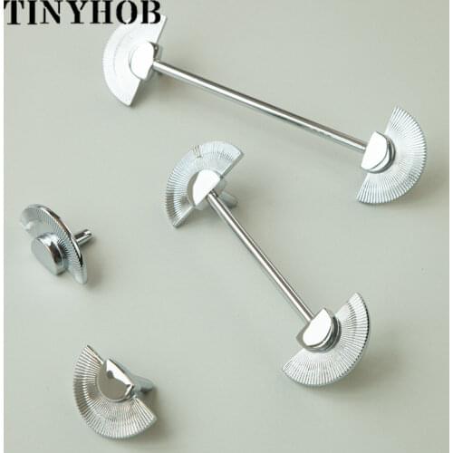 Vintage Fan Shaped Handle Shoebox Cabinet Handles Closet Dresser Drawer Knobs Wardrobe Pulls Gold Furniture Hardware