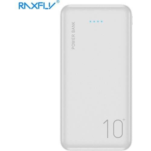 RAXFLY 10000mAh Power Bank For iPhone Xiaomi Mi Bateria Externa Movil Powerbank Portable Charger Power Pack Mobile Poverbank