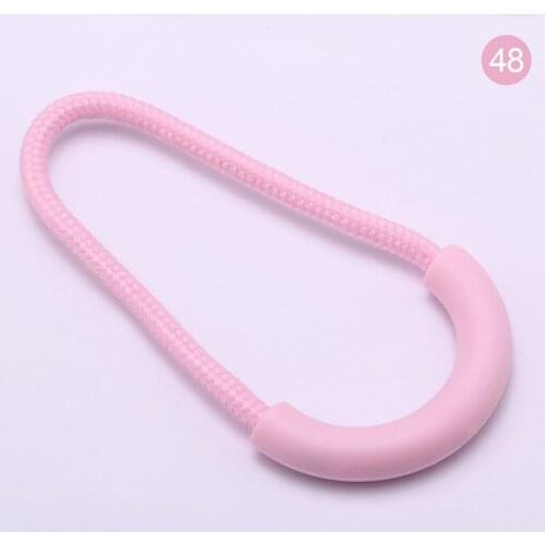 10pcs Colorful Silicone Rubber Zipper Pull Ropes Zip Puller Fastener Backpack Luggage For DIY Clothing Accessories