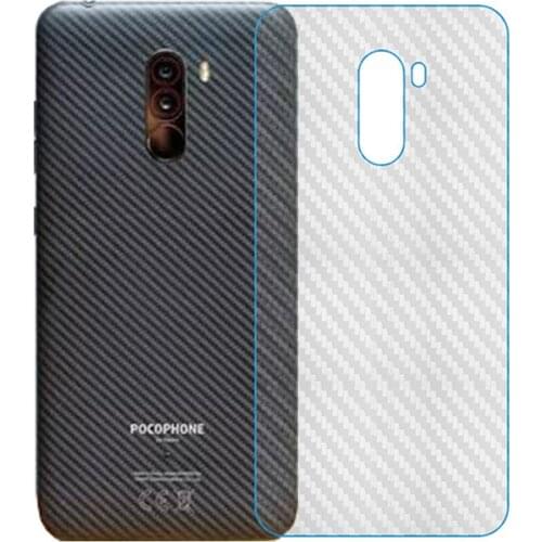 10pcs Stickers for Xiaomi Poco X3 Pro NFC C3 X2 M3 M2 Reloaded F3 F2 Black Shark 4 3 2 Back Film Protector Matte Carbon Fiber