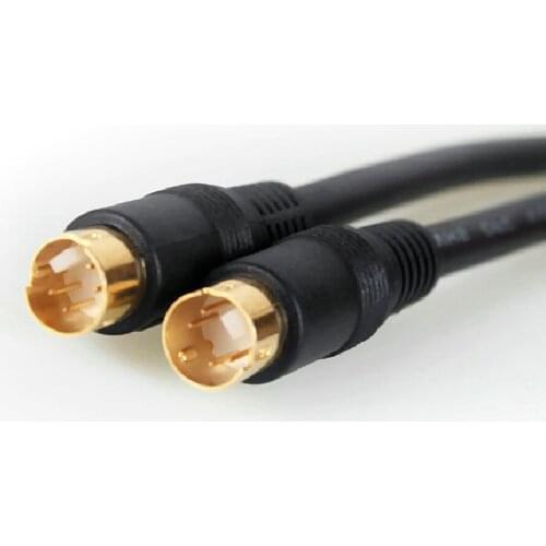 10pcs S-Video cable 4 pin male to male connect Video cable