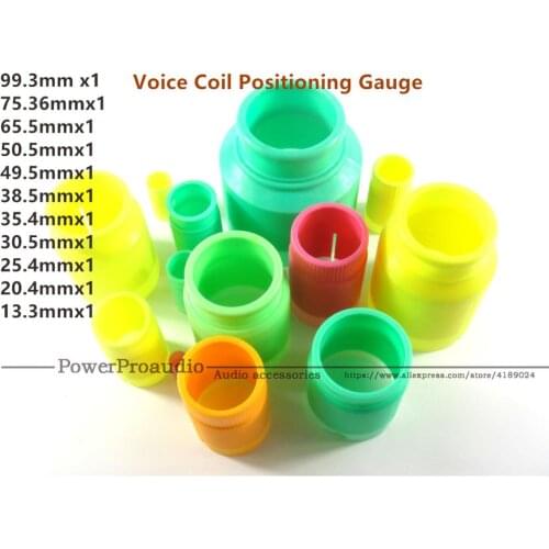 13pcs/lot Woofer Bass Voice Coil Positioning Gauge 13.3mm-99.3mm
