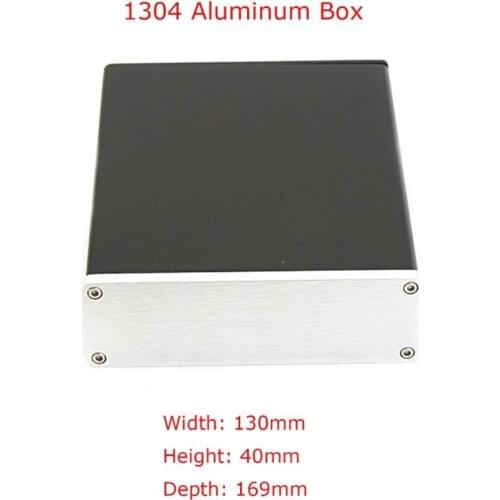 1304 Aluminum Mini Power Amp Enclosure Power Supply Box /Case DIY for AMP Board