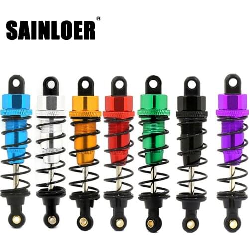 Droyuke 4pcs Aluminum Oil Shock Absorber Adjustable Damper FOR 1/10 RC Axial SCX10 D90 Tamiya CC01 Remote control car parts