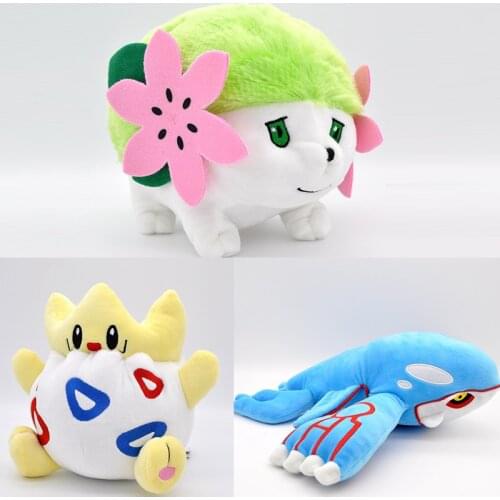 Pokemon 15-35cm Shaymin Kyogre Togepi Anime Action Figure Toys Dolls Child Birthday Gift
