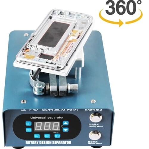 Kaisi 946S MAX 360° Rotating LCD Glass Touch Screen Separator Machine for iPhone Samsung Phone Fast Heating Rapid Lcd Seperator