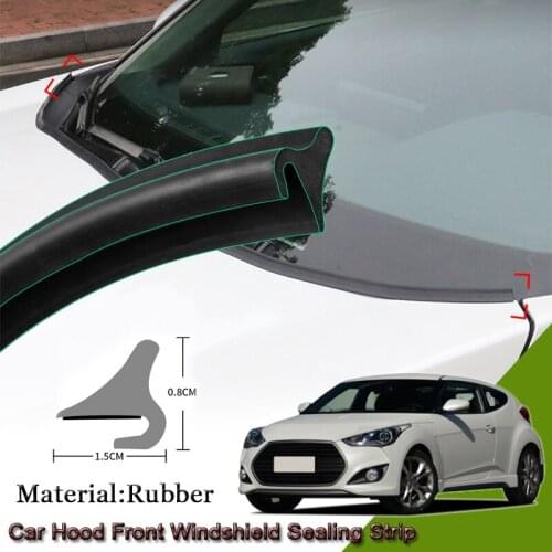 Car Seal Strip Windshied Spoiler Filler Protect Edge Weatherstrip Strip Sticker Car Accessories For Hyundai Veloster 2012-2020