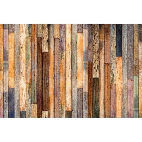 Wooden Plank Wall Photo Backdrop Vinyl Cloth Photography Background for Children Baby Portrait Pets Toy Fond Photobooth Props