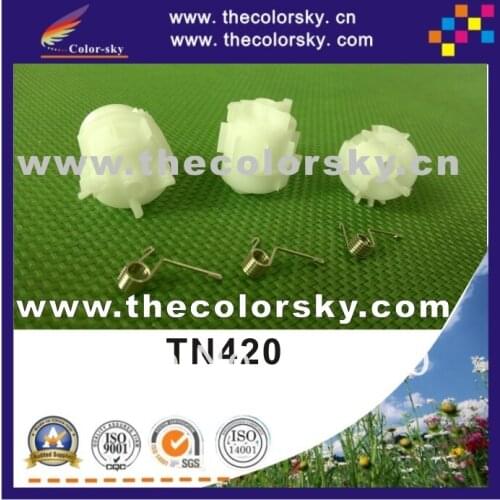 ACC-TN420) reset lever flag gear wheel with spring for Brother TN-2210 TN-2225 TN-2215 TN-420 TN-2280 TN-2260 TN-2230