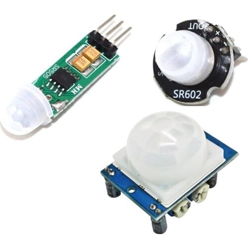 HC-SR501 SR505 SR602 Adjust IR Pyroelectric Infrared PIR Motion Sensor Detector Module