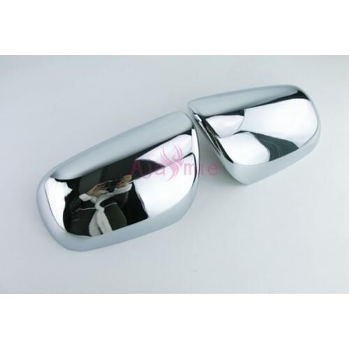 Chrome Car Styling Door Mirror Cover Overlay 2005 2006 2007 2008 2009 2010 2011 2012 2013 For Toyota Vios XP90 Accessories