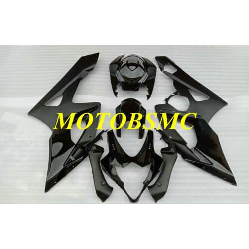 Custom Injection Mold Fairing Kit for GSXR1000 K5 05 06 GSXR 1000 2005 2006 ABS Gloss Black Bodywork+Gifts SE55