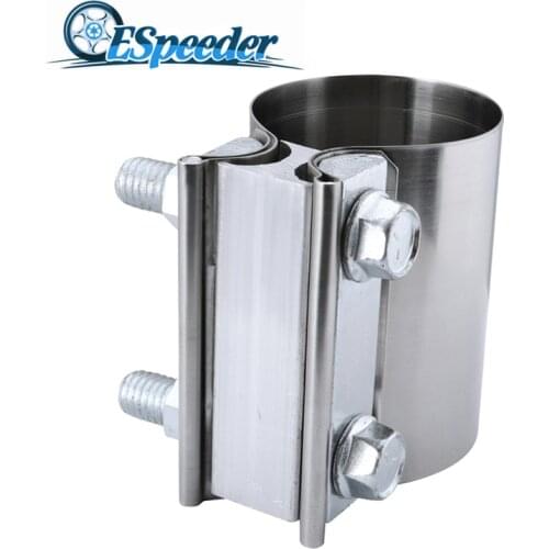 ESPEEDER Universal 2.0 Inch Stainless Steel Clamp Kit High Strength Exhaust Auto Turbo Pipe Clips