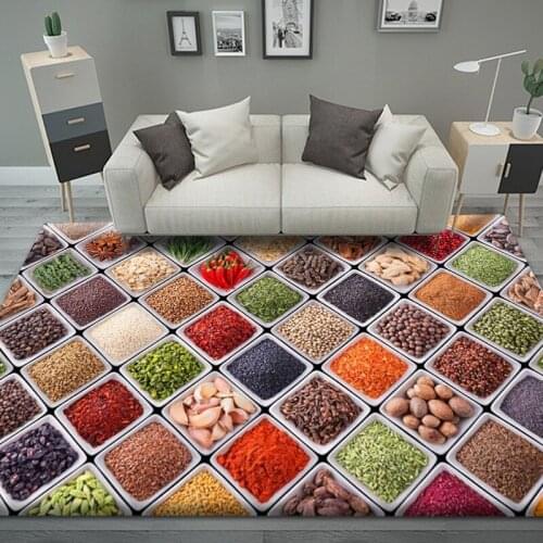 3D Printed Carpets for Living Room Bedroom Large Area Rug Sofa Coffee Table Floor Mat Modern Simple Home Machine Washable Carpet