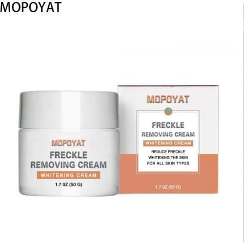 MOPOYAT Facial Cream Repair Fade Freckles Remove Dark Spots Melanin Remover Brightening Face Cream skin Care Whitening Cream 50g