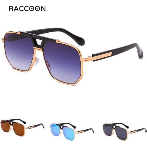 2021 Fashion Luxury Retro Pilot Oversized Sunglasses For Men Classic Elegant Cool Driving Fishing Uv400 Big Sun Glasses Shades