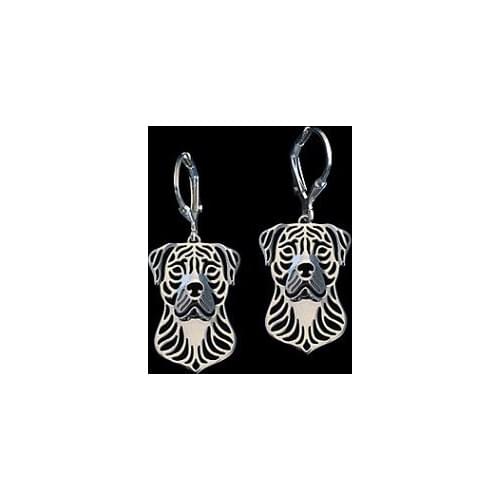 New Trendy Perro de presa canario earrings Gold Silver Color Plated Animal Dog Earrings For Women Gift