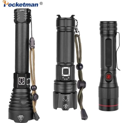 New XHP90 XHP70.2 LED Flashlight USB Rechargeable Flashlight Zoom LED Torch Waterproof Torch Hunting Flashlight Super Bright
